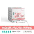 Sirona Super Plus Heavy Flow Tampons With Applicator - (16 Pieces) 